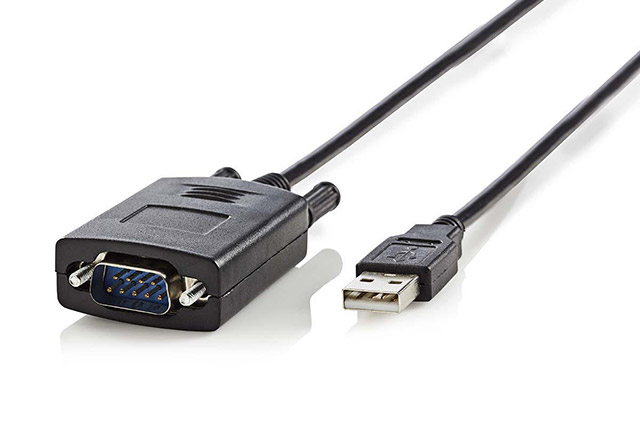 USB 2.0 naar Serieel 9 pol. Male  0,9mtr