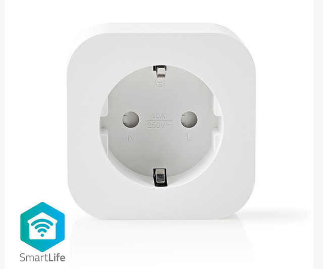 Wi-Fi smart plug, Schuko Type F, 10A