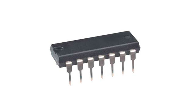 quad 2-inp nand gate DIL-14