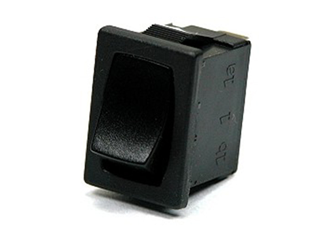 Rocker switch 15x21mm 250Vac/6A - 1x on/off without print